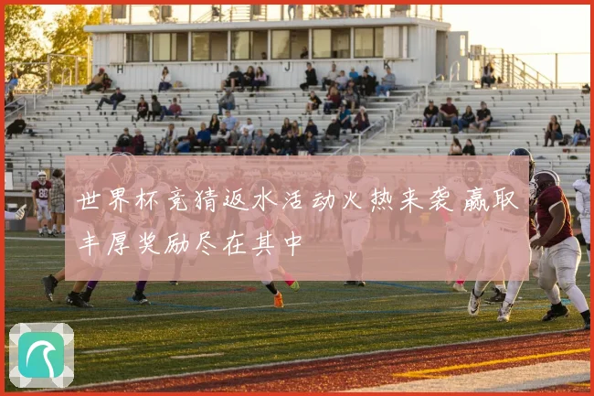世界杯竞猜返水活动火热来袭 赢取丰厚奖励尽在其中